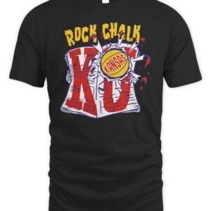 Kansas Jayhawks Rock Chalk Newspapers T Shirt