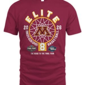 Minnesota Golden Gophers Women’s Basketball Elite 8 2026 Shirt Hoodie