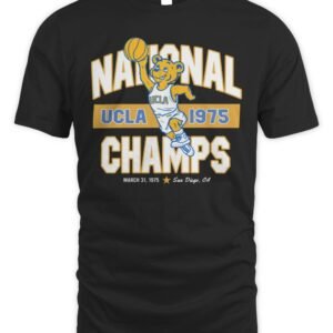 UCLA Men's Basketball 1975 National Champs T Shirt