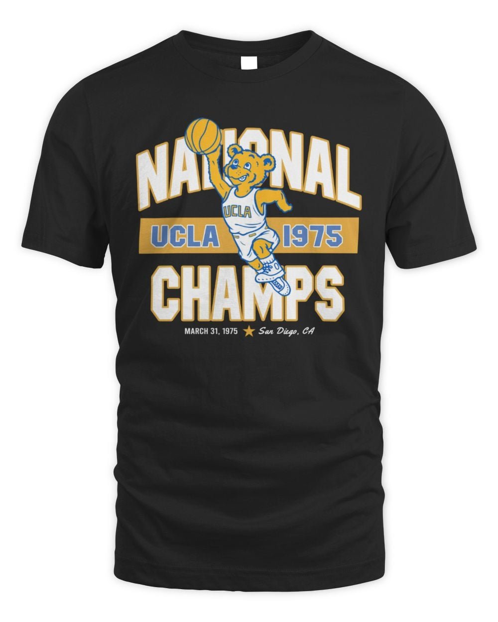 UCLA Men's Basketball 1975 National Champs T Shirt