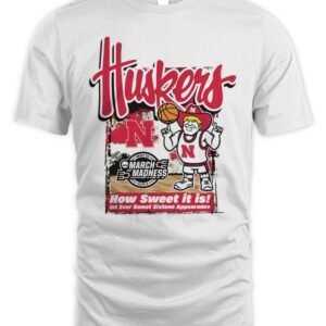 Nebraska Cornhuskers Sweet 16 2026 Shirt March Madness Tee