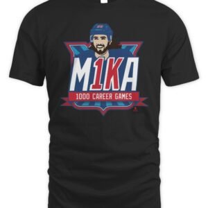 Mika Zibanejad 1000th Game Commemorative T Shirt Hoodie