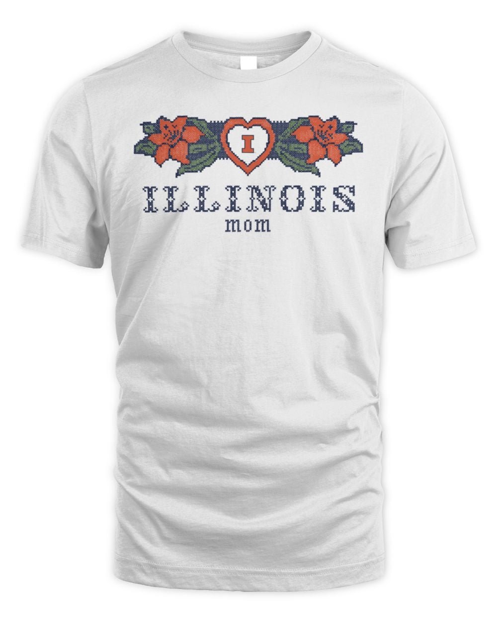 Gameday Spirit Fanstore Store Illinois Mom Heart T Shirt
