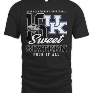 Kentucky Wildcats Women's Basketball 2026 NCAA Sweet Sixteen T-Shirt