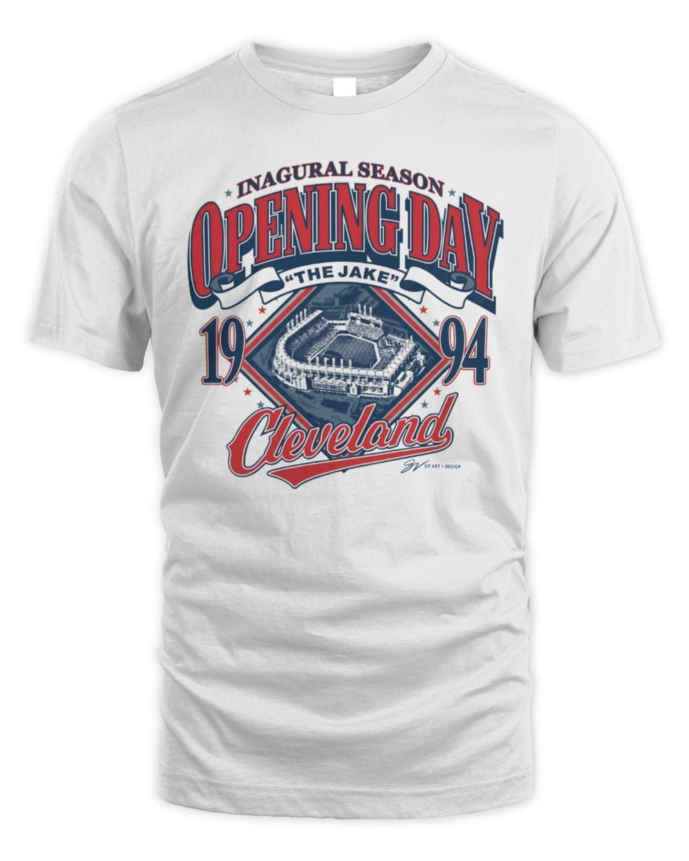 cleveland Opening Day The Jake 1994 T Shirt
