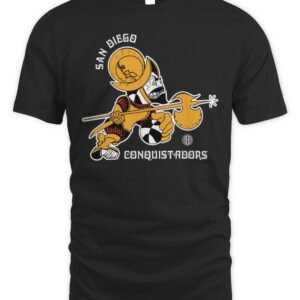 ABA San Diego Conquistadors Vintage Mascot T Shirt Hoodie