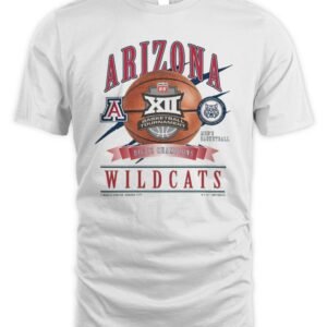 Arizona Wildcats 2026 Big 12 Men's Basketball Conference Tournament Champions Locker Hoodie