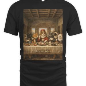 Cat Last Supper T Shirt