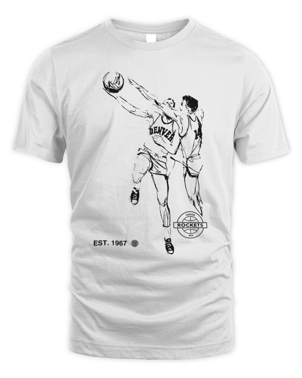 ABA Denver Rockets 1967 Vintage T Shirt