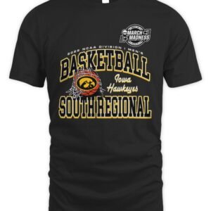 2026 NCAA Division I Men's Basketball Iowa Hawkeyes South Regional T Shirt