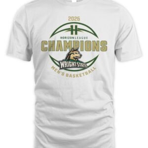 Wright State Raiders 2026 Barbasol Horizon League Champion T-Shirt Hoodie