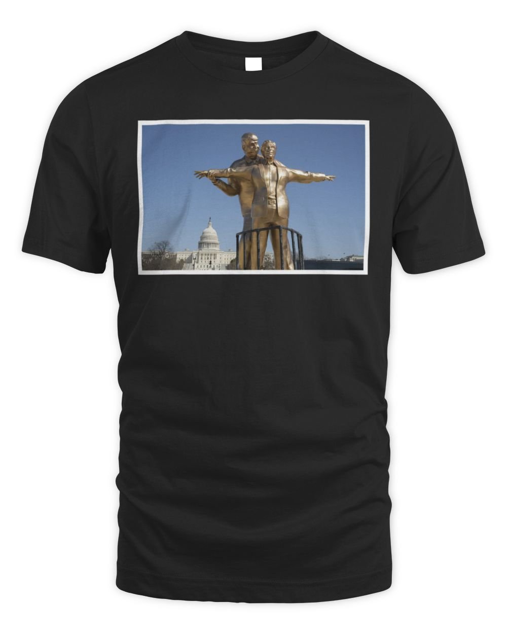 Trump And Epstein Titanic Statue Shirt