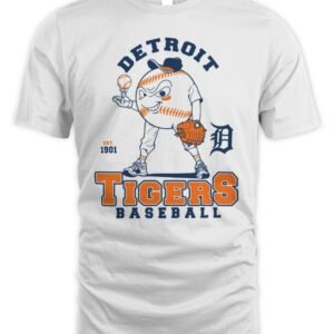 Detroit Tigers Starter Baseball Character Hoodie