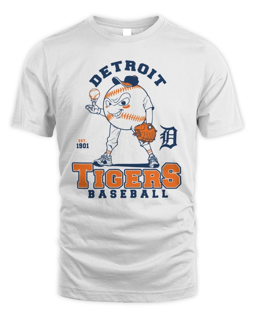 Detroit Tigers Starter Baseball Character Hoodie