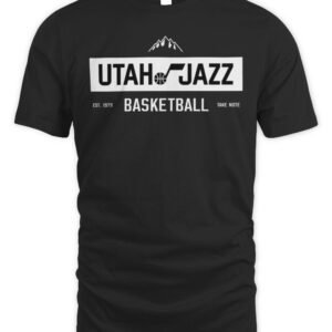 Utah Jazz Basketball Take Note Est 1979 T Shirt Hoodie