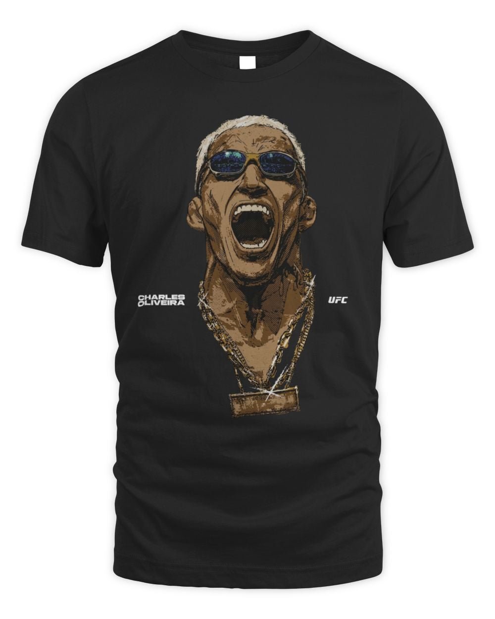 Charles Oliveira UFC Portrait Sunglasses T Shirt
