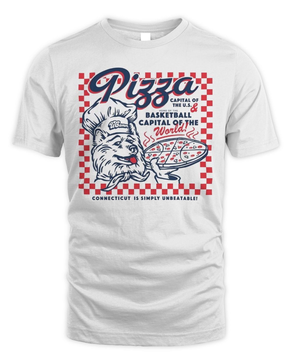 UConn Huskies Pizza and Basketball T Shirt Hoodie