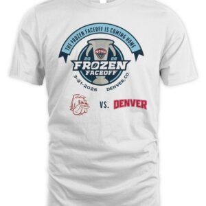 Denver Pioneers vs Minnesota Duluth Hockey 2026 Frozen Faceoff Event T Shirt