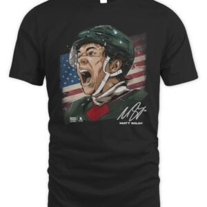Matt Boldy Minnesota USA Portrait T Shirt