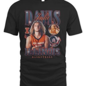 Illinois Basketball Jake Davis NIL T-Shirt Hoodie