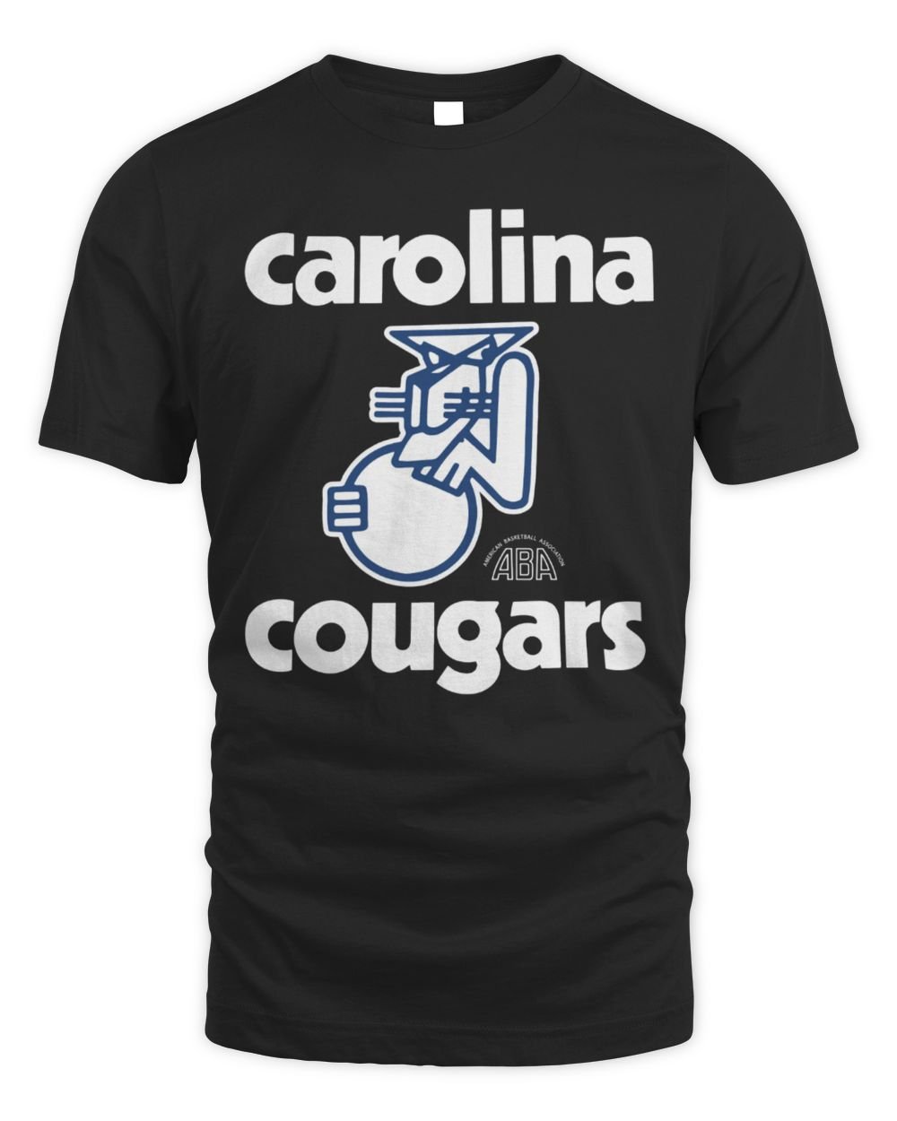 ABA Carolina Cougars Retro Logo T Shirt