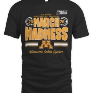 Minnesota Golden Gophers 2026 NCAA Women's Basketball Tournament March Madness T-Shirt