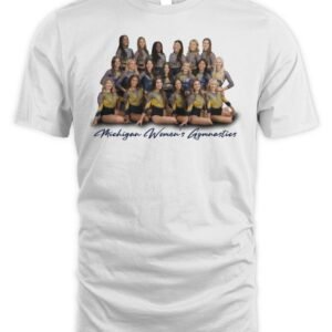 Michigan Wolverines Women's Gymnastics 50th Anniversary T-Shirt Hoodie
