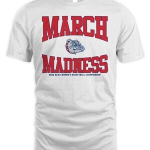 Gonzaga Bulldogs WBB 2026 March Madness T Shirt