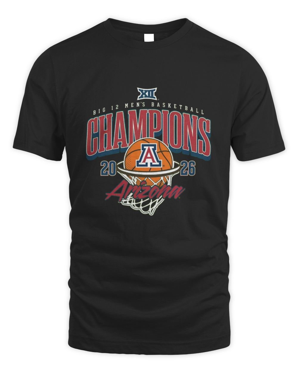 Arizona Men's Big 12 Tournament Champs 2026 Tee