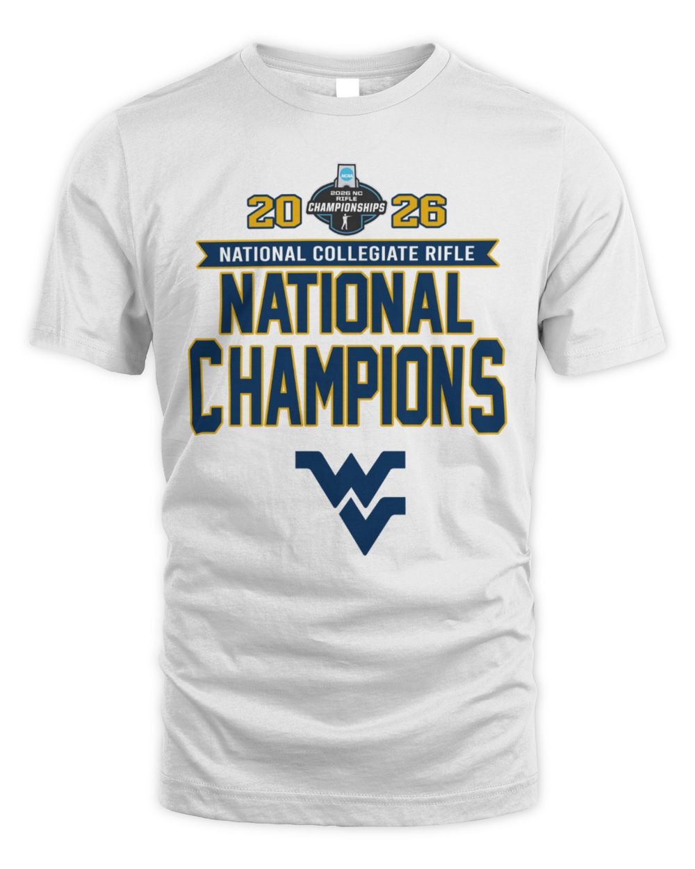 West Virginia Mountaineers 2026 NCAA Rifle National Champions T-Shirt Hoodie