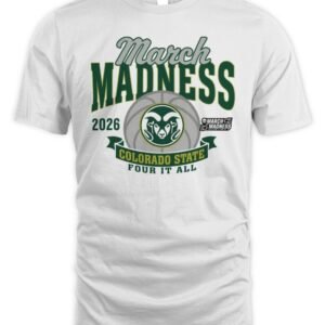 2026 March Madness Bound Colorado State Rams Women’s Basketball T-Shirt Hoodie