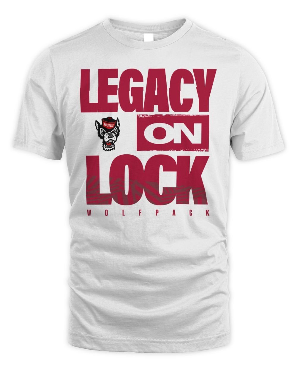 N.C. State Wolfpack 2026 Legacy On Lock March Madness T-Shirt