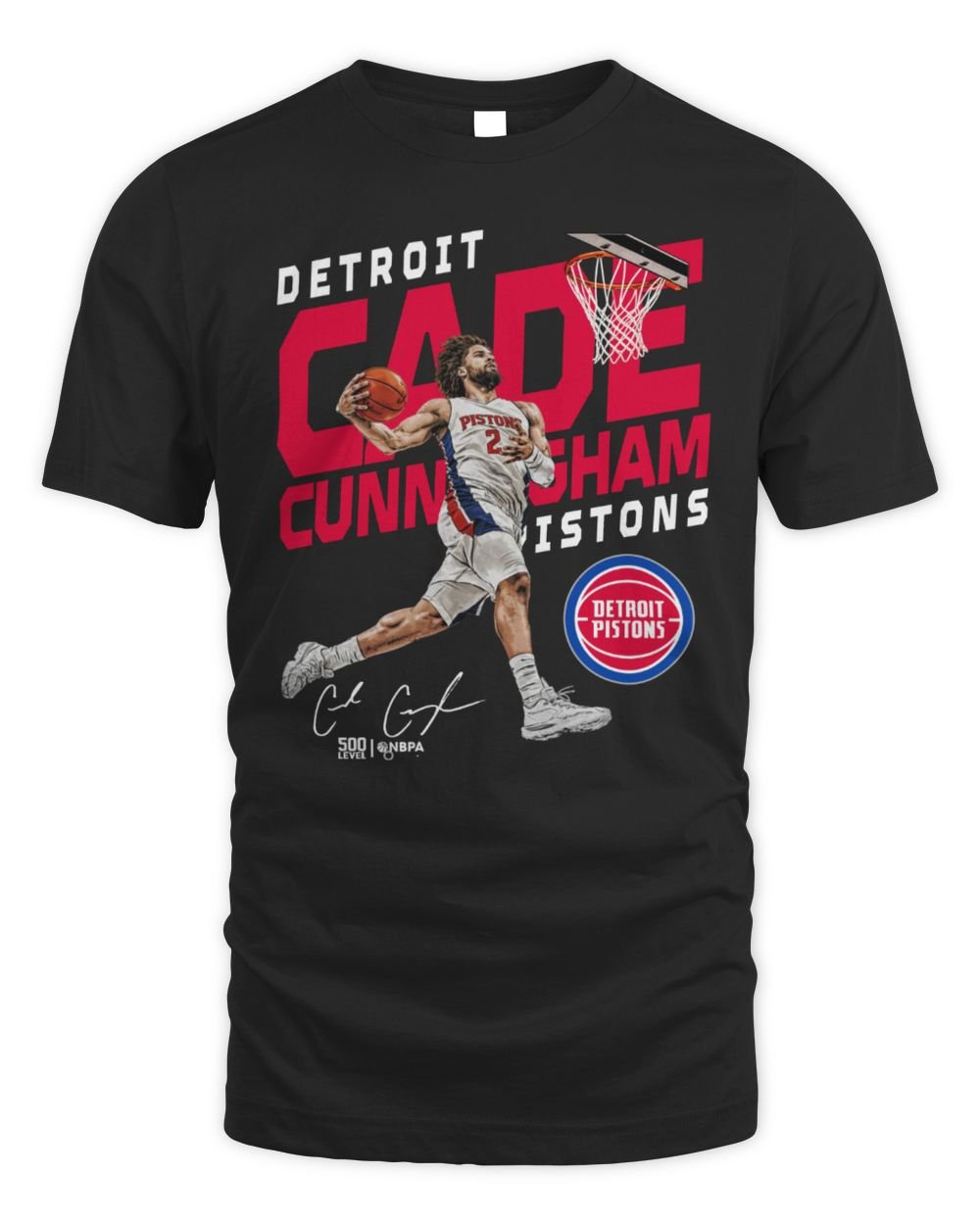 Detroit Pistons Cade Cunningham Windmill T-Shirt
