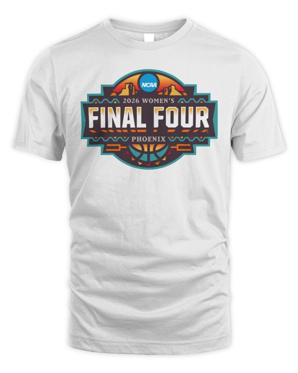 2026 NCAA Women's Basketball Tournament March Madness Final Four Logo T-Shirt Hoodie