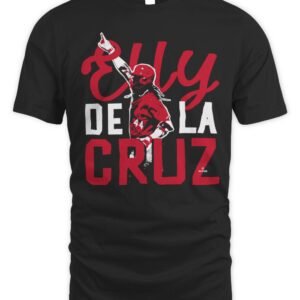Cincinnati Reds Elly De La Cruz Handcrafted Superstar T Shirt