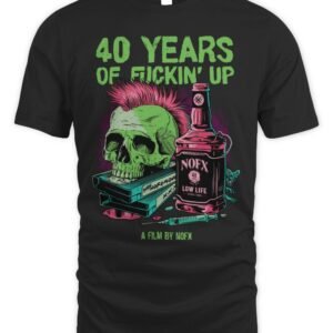 Nofx Merch Bottle Skull Hoodie