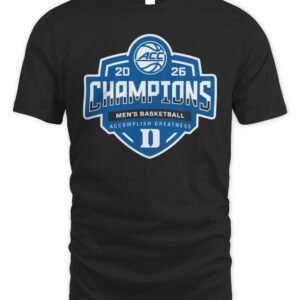 Duke Blue Devils 2026 T.Rowe Price ACC Men’s Basketball Tournament Champions T-Shirt