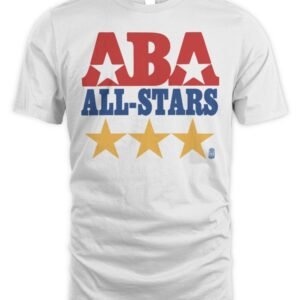 ABA American Basketball Association All-Star T Shirt