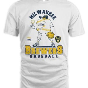 Milwaukee Brewers Starter Baseball Character Hoodie
