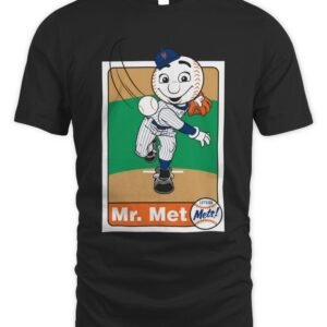 New York Mets Mascot Baseball Card Hoodie