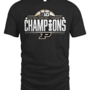 2026 Purdue Boilermakers Big Ten Tournament Champions T-Shirt College Basketball Champions Tee