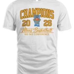 Idaho Vandals Men’s Basketball Big Sky Champions T-Shirt