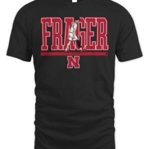 Nebraska Basketball Braden Frager Name Pose Hoodie