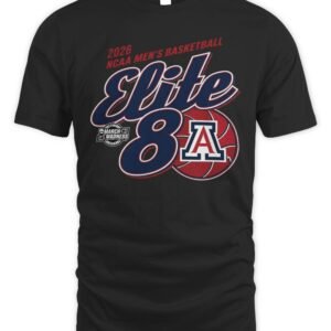 Arizona Wildcats NCAA Men's Basketball Elite 8 Shirt Hoodie