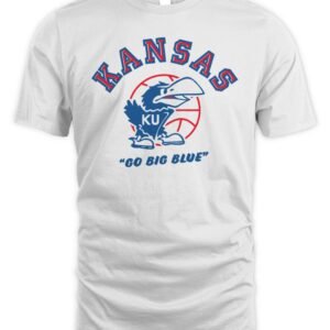 Kansas Go Big Blue Basketball T Shirt
