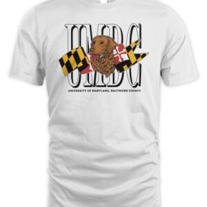 UMBC Retrievers Maryland Flag T Shirt
