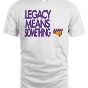 University Of Northern Iowa Legacy Means Something Logo Hoodie