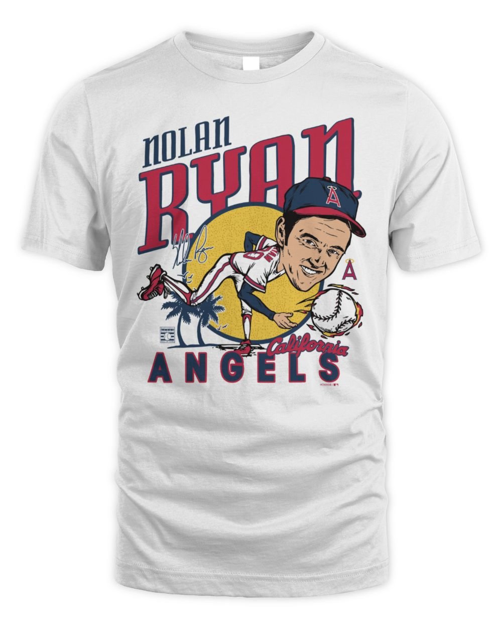 Angels Nolan Ryan Signature T Shirt