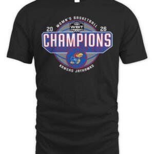 WBIT Women's Basketball Kansas Jayhawks 2026 Champions Hoodie