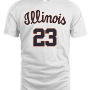 Illinois Basketball Keaton Wagler NIL Shirsey Hoodie